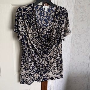 Navy blouse